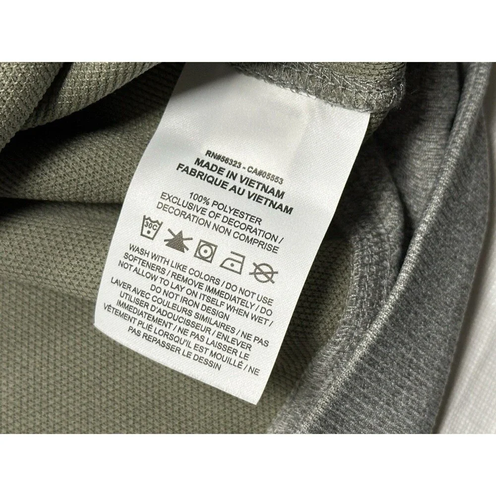 Nike Dri-Fit Golf 1/4 Zip Hooded Pullover Size XL Heathered Grey DN1906-003